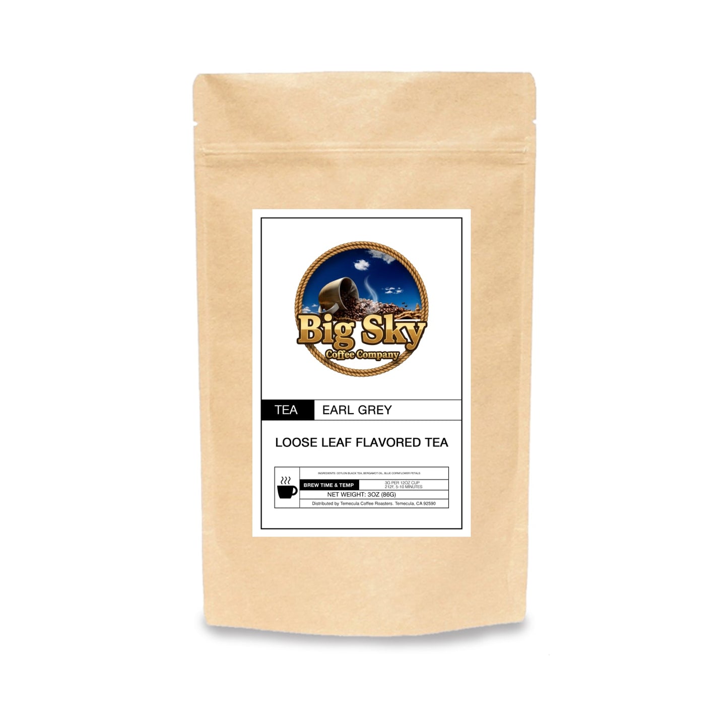Earl Grey Loose Leaf Tea | Classic Bergamot Black Tea