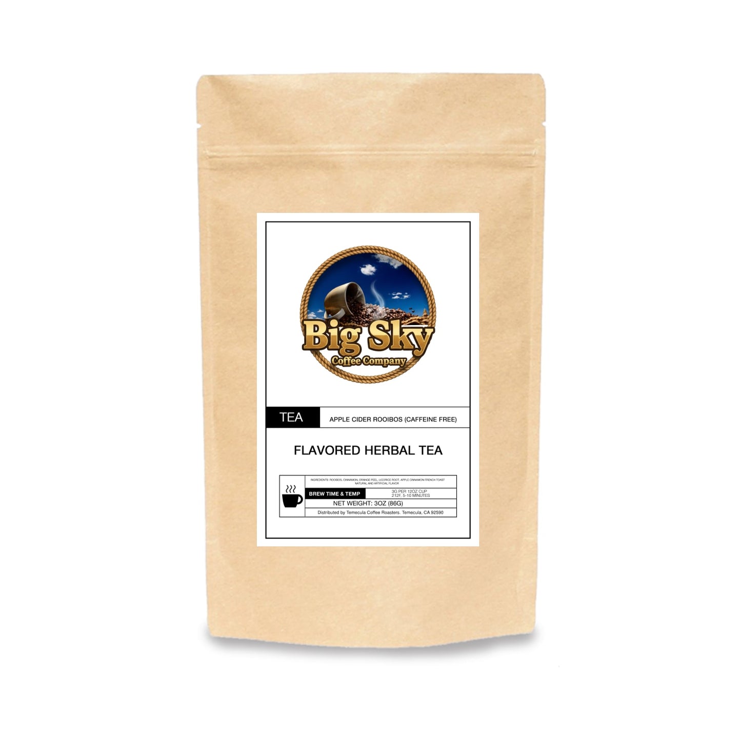 Apple Cider Rooibos Tea | Caffeine-Free Spiced Herbal Blend
